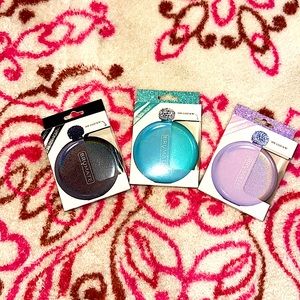 2 NIB 🍸 Glitter Flask✨ with 💎 Diamond Studded Screw Cap